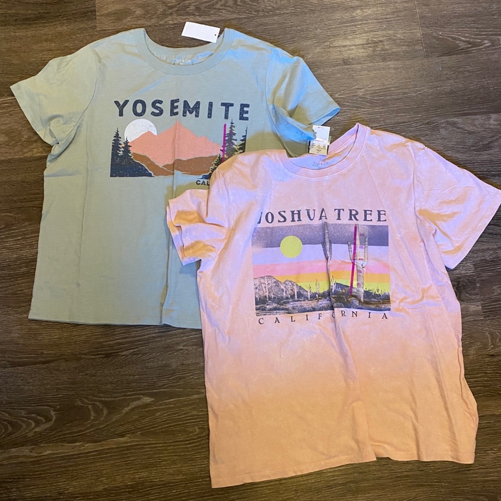 NWT National Park Graphic Tees